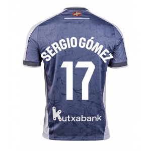 Fotbalové Dres Real Sociedad Sergio Gomez #17 Venkovní Oblečení 2025-26 Krátký Rukáv